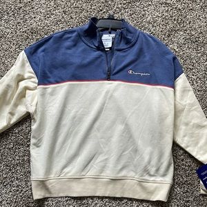 NEW Champion Half zip sweatshirt